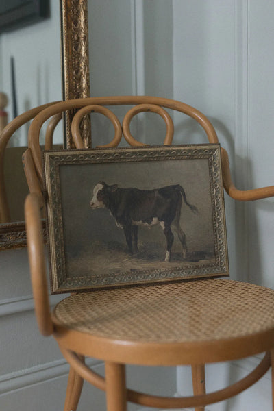 Framed Vintage Calf