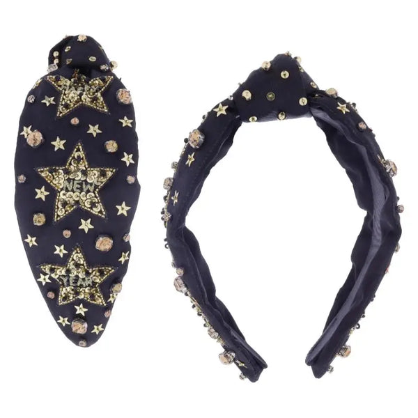 New Year Stars Headband