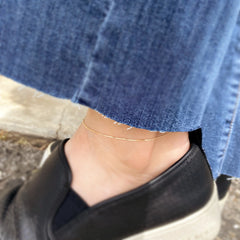 Gold Anklets - 6 Varieties