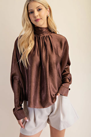 Harper Satin Blouse - 2 Colors