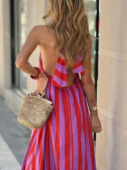 Barnum Striped Maxi Dress