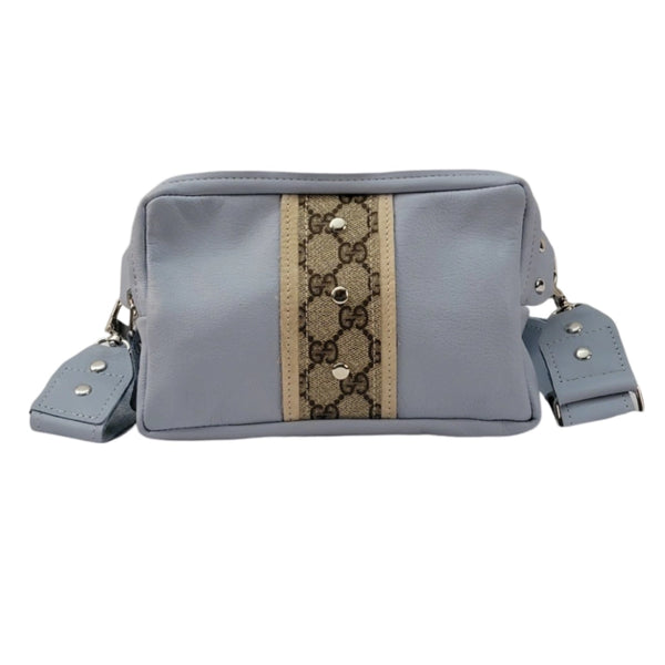 Bella Belt Bag in Chambray Leather | Upcycled Gucci