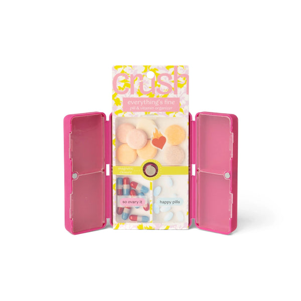 Crush Pill and Vitamin Organizer