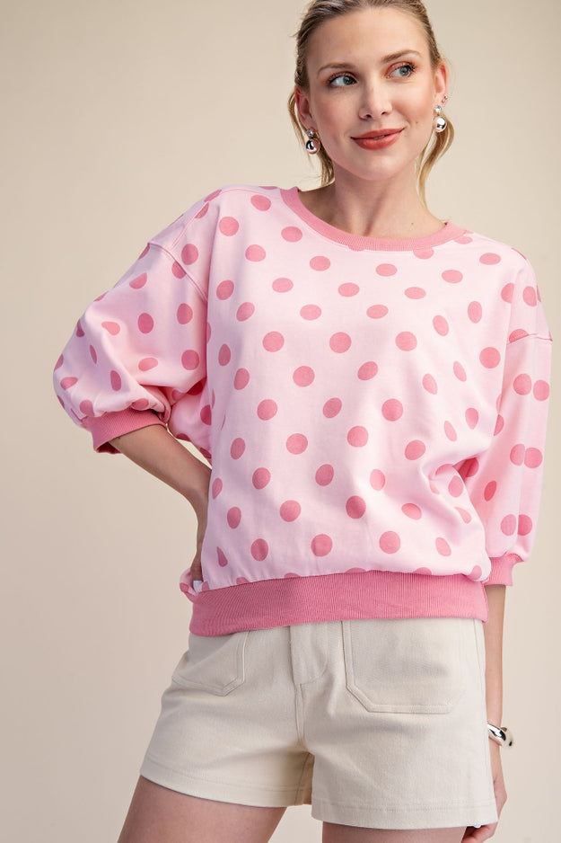 GeeGee Polka Dot Sweatshirt