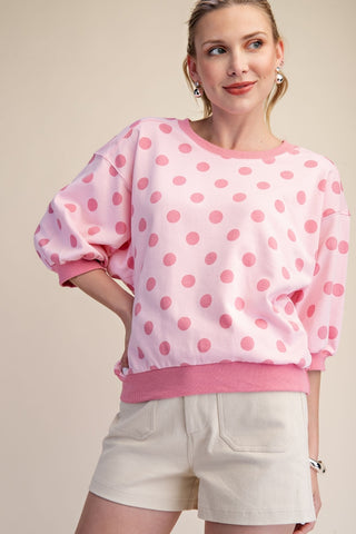 GeeGee Polka Dot Sweatshirt - 3 Colors