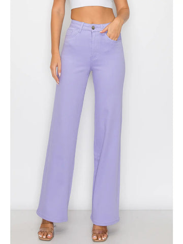 Horseshoe Highrise Jeans - Purple
