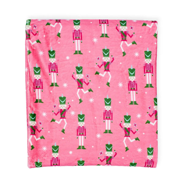 Nutcracker Cutie Throw - Pink