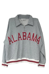 Alabama Quarter Zip Sweatshirt