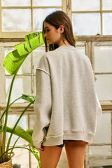 Alabama & AL Reversible Sweatshirt - Grey