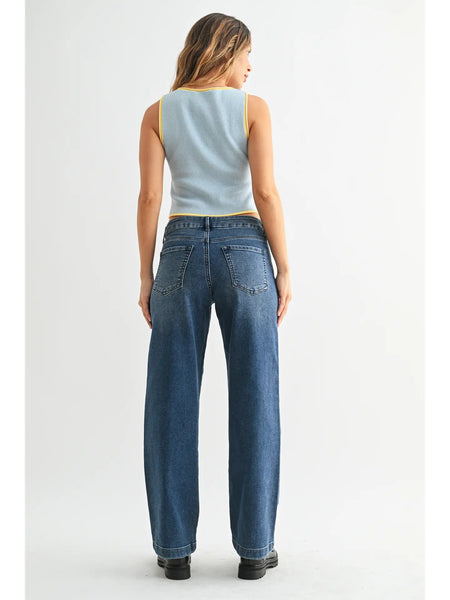 Just Black Denim Wide Leg Jeans