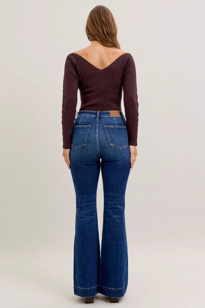 Judy Blue High Waist Trouser Flares