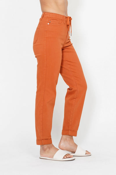 Judy Blue Rusty Orange Jogger Jeans