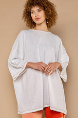 Ruth Ribbed Oversized Tee - 2 Colors