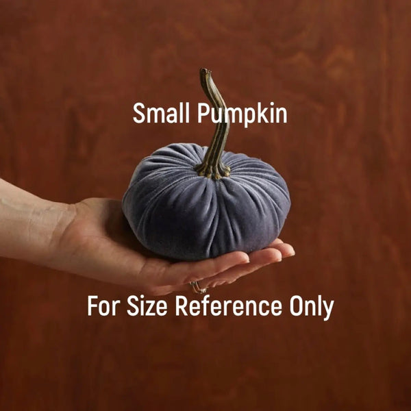 Velvet Pumpkins - Multicolors and Two Sizes