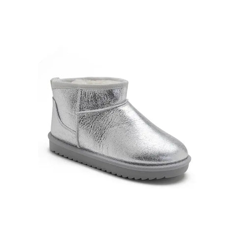 Mecca Silver Bootie Sherling Booties