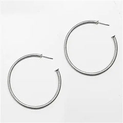 Charleston Silver Hoops