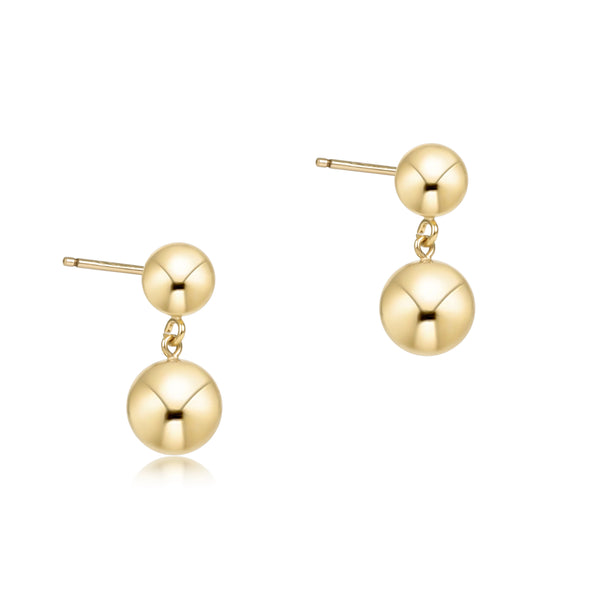 enewton classic 8mm ball drop studs - gold