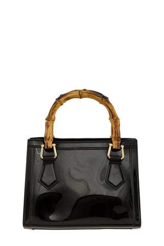 Bamboo Handled Jelly Purse - 2 Colors