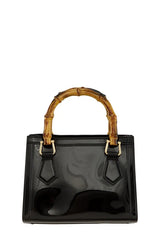 Bamboo Handled Jelly Purse - 2 Colors