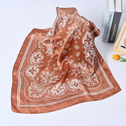 Silk Bandana Scarves - 4 Colors