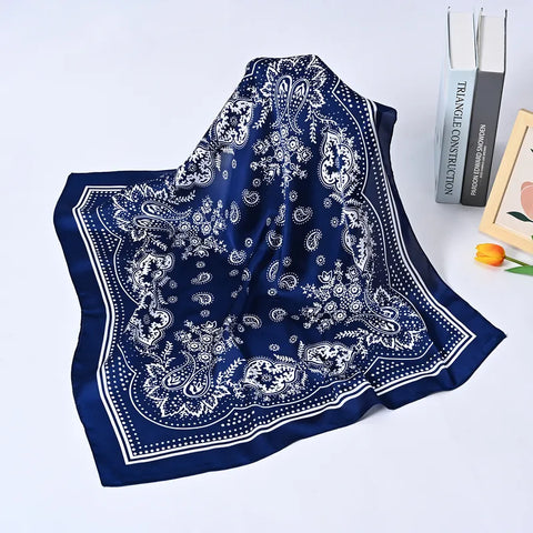 Foulards bandanas en soie - 4 couleurs