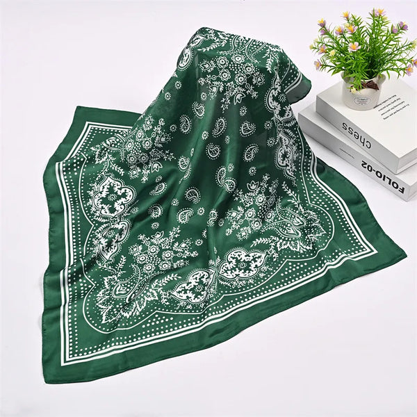 Silk Bandana Scarves - 4 Colors