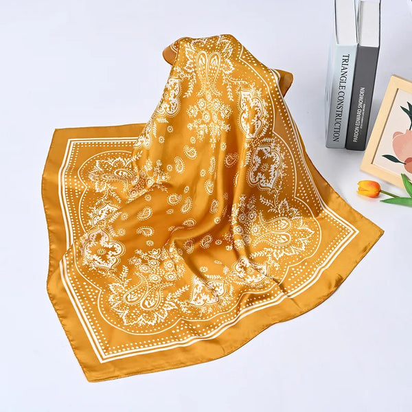 Silk Bandana Scarves - 4 Colors