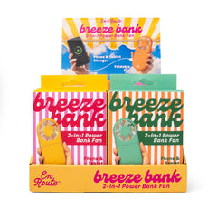 En Route Breeze Bank 2-in-1 Powerbank Fan - 4 Colors
