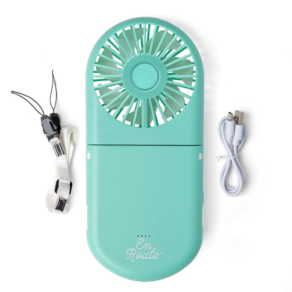 En Route Breeze Bank 2-in-1 Powerbank Fan - 4 Colors