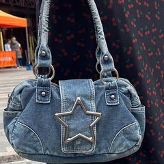 Star Denim Purse