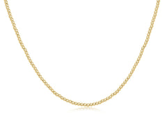 enewton choker classic gold 2mm bead