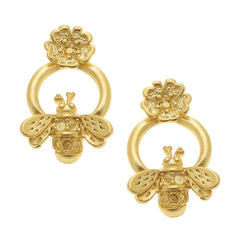 Susan Shaw Poppy Bee Earrings