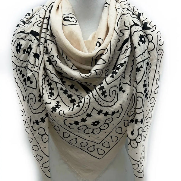 Parisian Bandana Scarves - 6 Colors