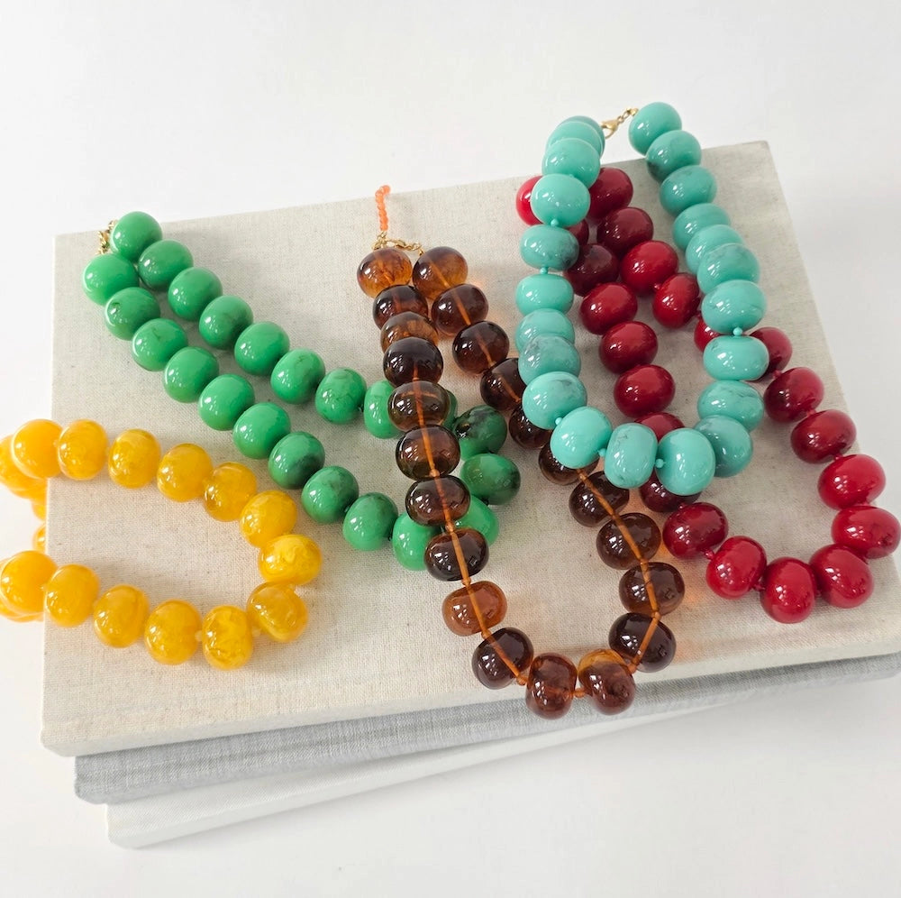 Bella Beaded Waterproof Necklaces - 5 Colors