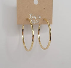 Classic Gold Betty Hoops