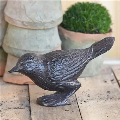 Cast Iron Pearched Bird
