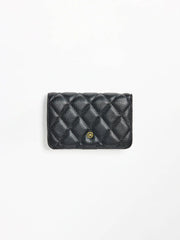 Mary Square Essential Quilted Wallet - 3 Colors