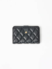 Mary Square Essential Quilted Wallet - 3 Colors
