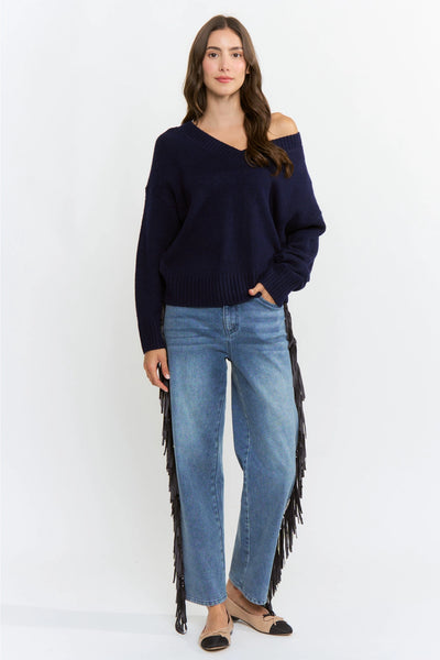 Fringed Jeans