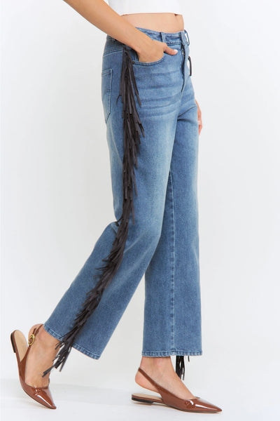Fringed Jeans