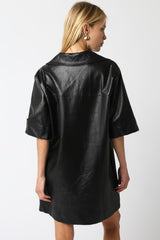 Maci Leather Dress