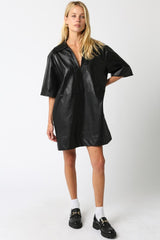 Maci Leather Dress