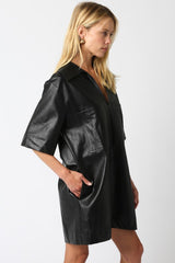 Maci Leather Dress