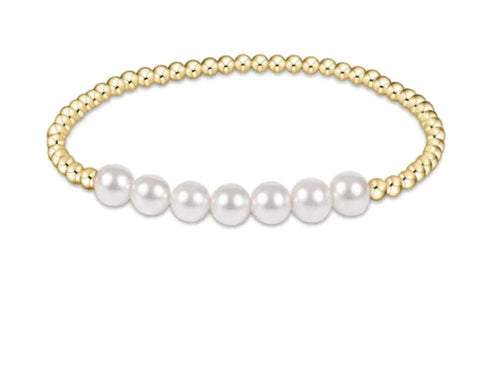 enewton classic gold 4mm bead bangle
