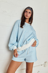 Cloud Gingham Short - 3 Colors
