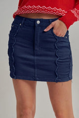 Off Field Denim Skirt - 2 Colors