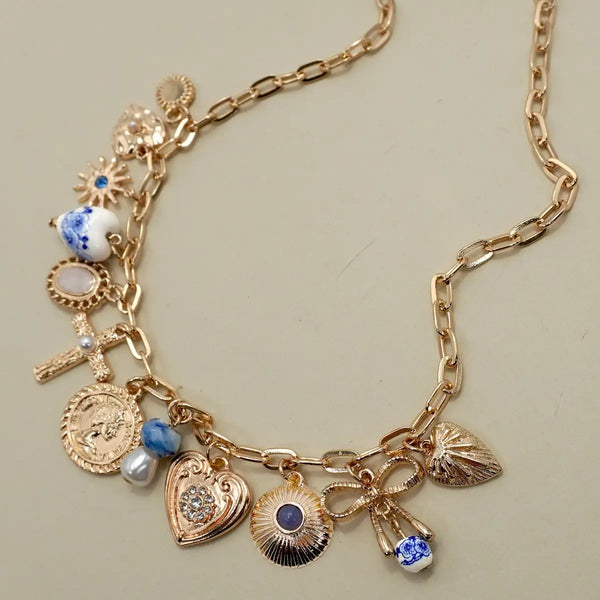 Blue Willow Necklace