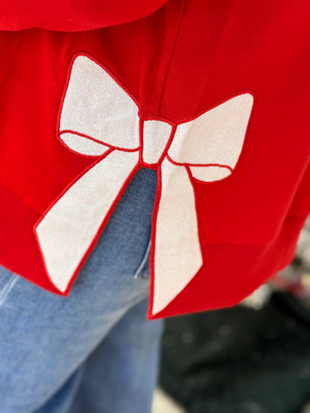Merry Bow Sweatshirt