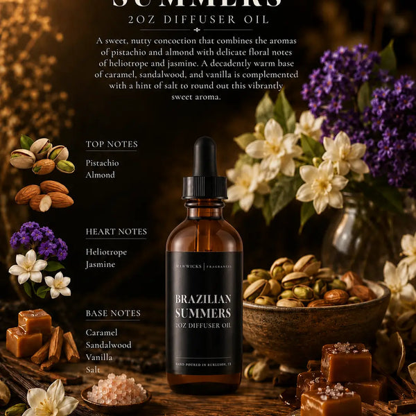 Mavwicks Fragrances Brazilian Summers Scented Diffuser Oil
