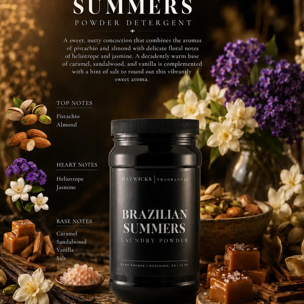 Mavwicks Fragrances Powdered Luxury Laundry Detergent - Brazilian Summers